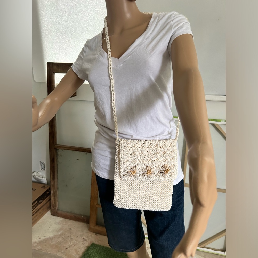 Straw, crossbody, bag